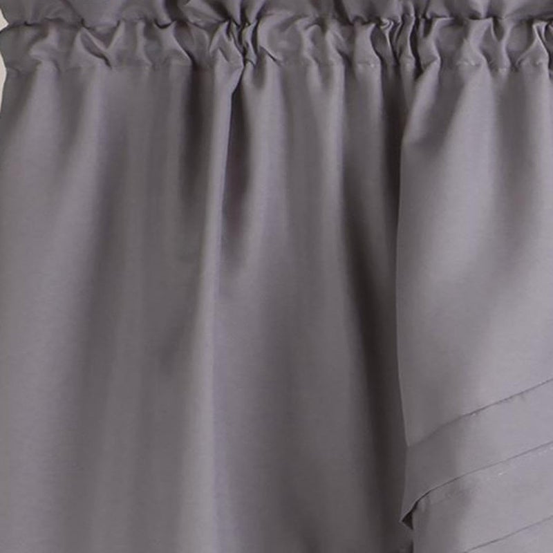 SKL Home Holden Curtain Tier Pair, 57 inches x 30 inches, Dove Gray, 2 Count - Image 4